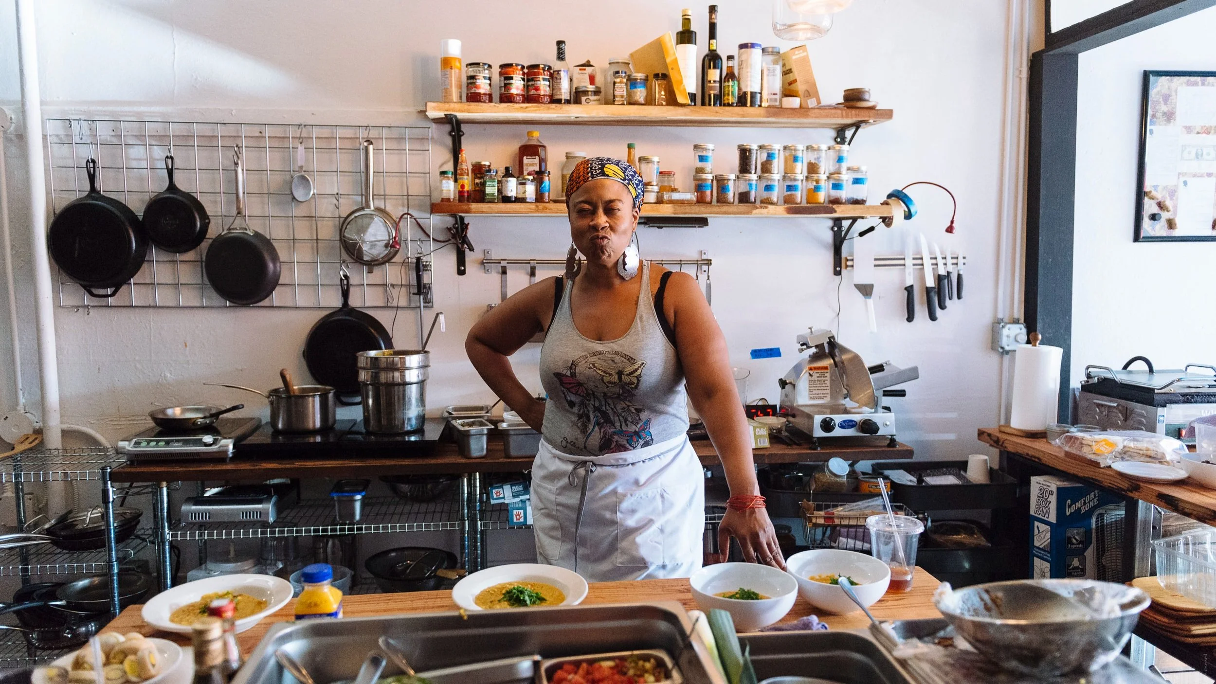 Girl kitchen cooking sales